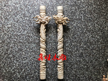 Dongyang wood carving Dragon column pan Dragon column wood carving small dragon column Buddha Shrine shrine Dragon column solid wood carving three-dimensional carving circle