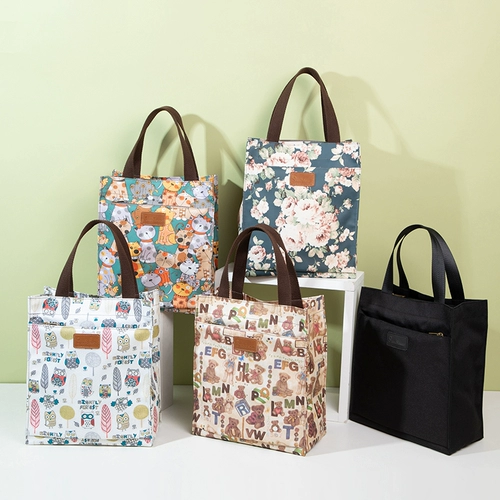 Мультяшная водонепроницаемая льняная сумка, вместительный и большой ранец для матери и ребенка