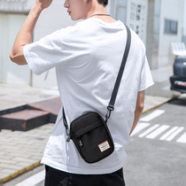 Mens crossbody bag mobile phone bag ins super fire shoulder bag Japanese Harajuku Korean version of the female wild broadband Bundy small bag