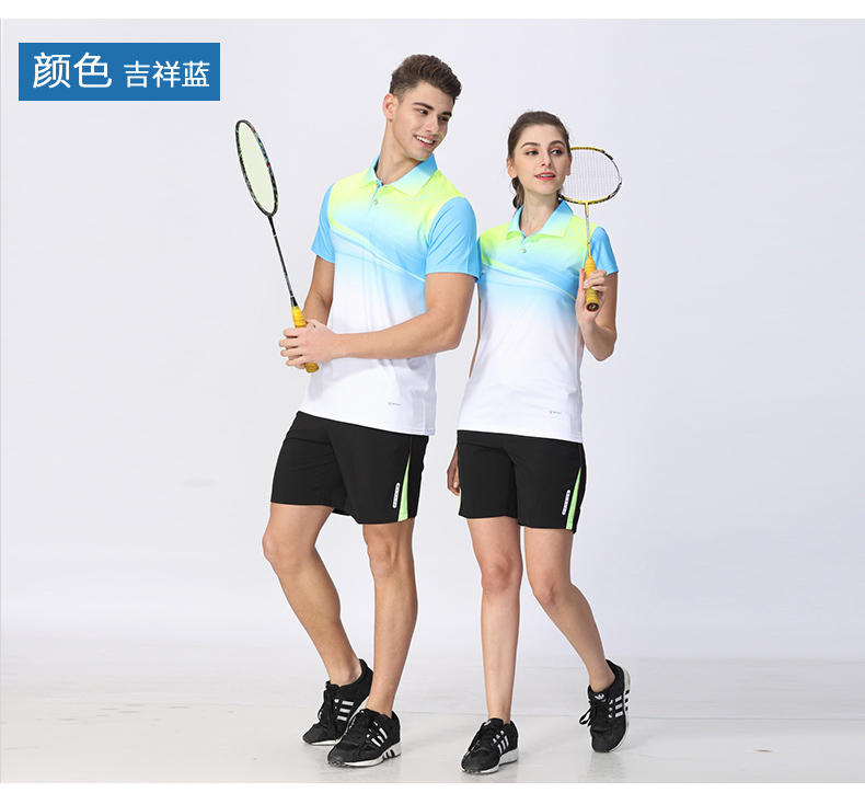 Bộ đồ thể thao mùa hè 2019 nam và nữ quần ngắn tay ngắn thể thao nhóm nhanh chóng mua quần áo thể thao giải thưởng phù hợp với nhóm - Thể thao sau quần đùi thể thao