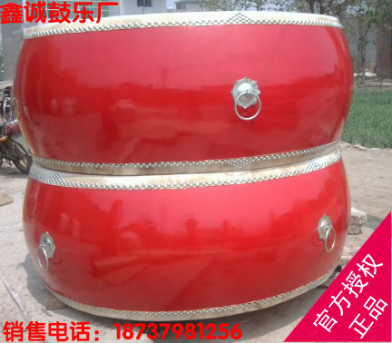 2-meter drum, cowhide drum, war drum, big red drum, majestic drum, drum