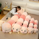 Милая плюшевая подушка, игрушка, успокаивающая тряпичная кукла на день Святого Валентина, свинья, подарок на день рождения