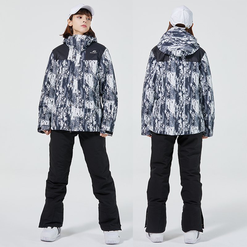 Ski Suit Men And Women Suits Winter Outdoor Veneers Double Board Ski Pants Waterproof And Warm Thickened Ski Suit Suit