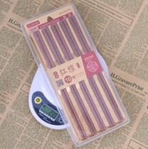 Gold Da Japan Beauty Red Sandalwood Chopsticks No Lacquer Without Wax A50106 ten Double Loaded Chopsticks