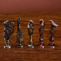 Fire paint seal set Three-dimensional Harry Potter peripheral Hobbyist student gift gift
