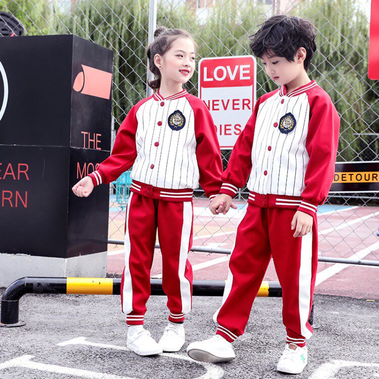 Kindergarten Spring and Autumn Suits Children's Games Opening Ceremony School Uniforms New Baseball Uniforms Autumn and Winter Primary School Students' Class Uniforms