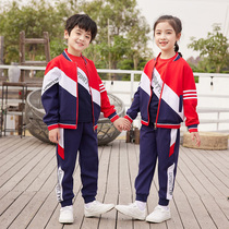 Primary school class clothes sportswear Spring and Autumn new childrens school uniform set early summer kindergarten Garden uniform three sets