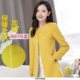 Women's collarless woolen coat 2022 spring and autumn Korean style slim slim women's cardigan mid-length woolen coat