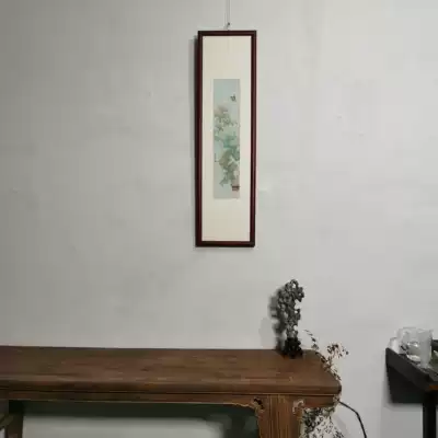 High-end pastel tea room study porcelain painting by Gao Haihua