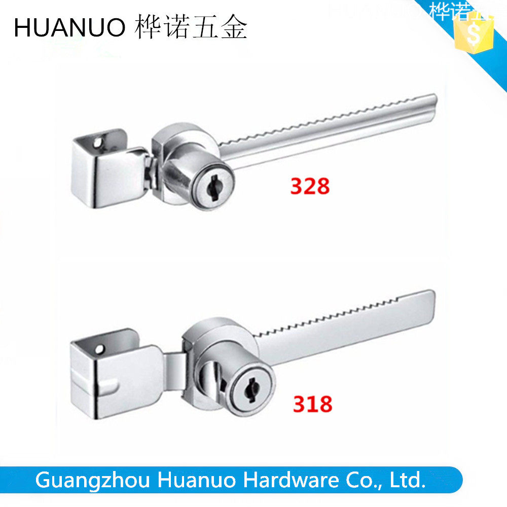 Digao Digao brand display counter lock 328 318 double door sliding door cabinet door window sliding glass sawtooth lock