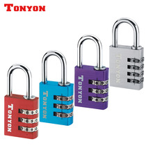 TONYON universal aluminum luggage lock Gym lock Cabinet door lock Drawer lock Password lock Padlock