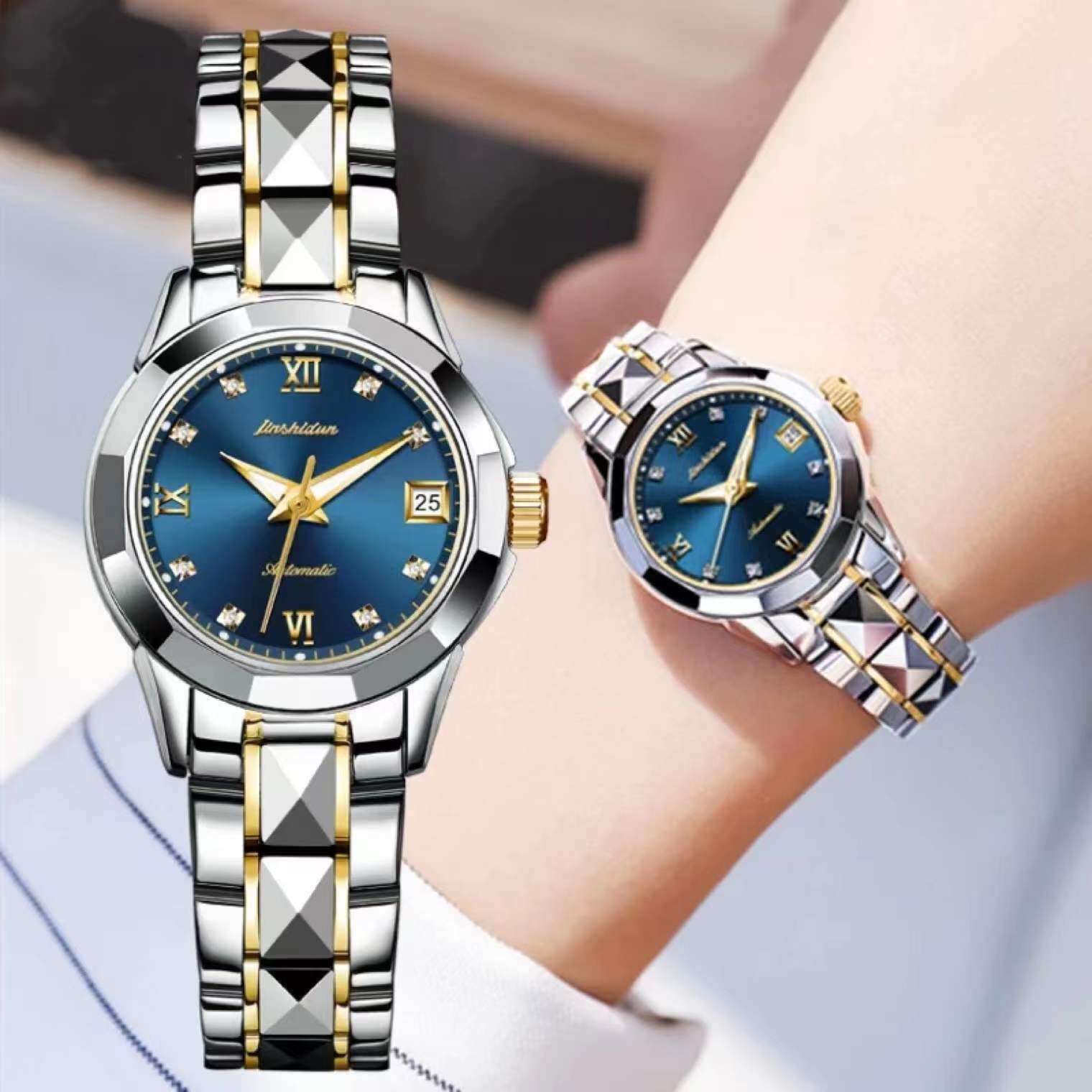 Swiss romans Magnificent Watches Lady Automatic Mechanical Watches Fashion minimalist waterproof Top  designer women's watches