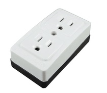 LK3214K open 15A125V plug-in 5-15P US gauge wiring drag row double six-hole Panasonic WK3004W