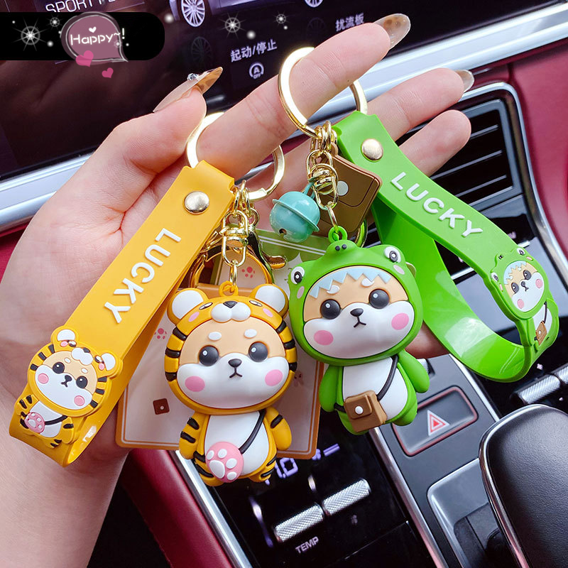 Genuine Cartoon Chai Small Tiger Key Buckle Woman 2022 Tiger Year Cute And Delicate Tiger Paparazzi Keychain Pendant Gift