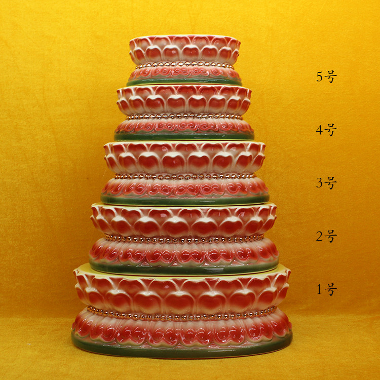 Buddhist Supplies Ceramic Guanyin Base BodhisattBodhisattBodhisattva for Buddha's Divine Lotus Seat Statue of the Statue Pedestal