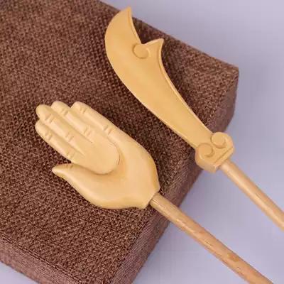 Buddhist supplies solid wood food applicators apply food knives out of food tools Buddha devices
