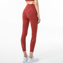 lulu original high waist outside wear hip tight yoga pants Peach hip fitness pants stretch sports running pants women