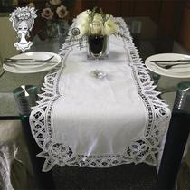 Foreign Trade Outlet European And European White Pure Cotton Handmade Bathyme Table Flag Tea Towel Decorative Towels