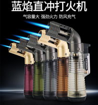 Super Elbow High Temperature Point Moxibustion Straight Flush Spray Gun Can Inflate Point Aibar Cigar Large Firepower Lighter Cigarette Lighter