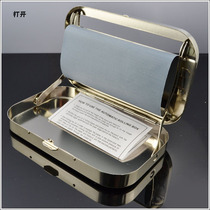  Metal semi-automatic 110mm extended cigarette machine Cigarette machine semi-automatic hand roller Household cigarette box