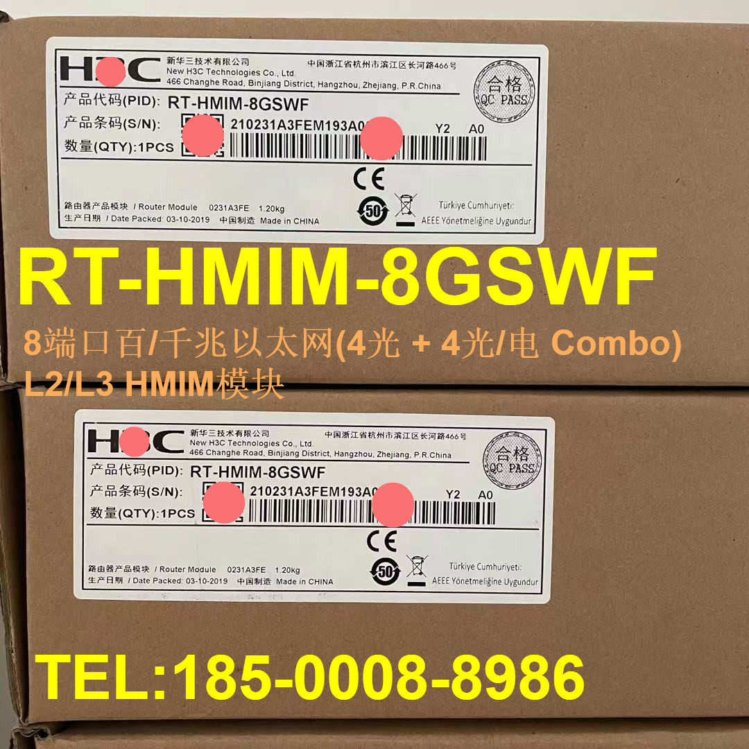 H3C RT-HMIM-8GSWF MSR36 56 router board new original