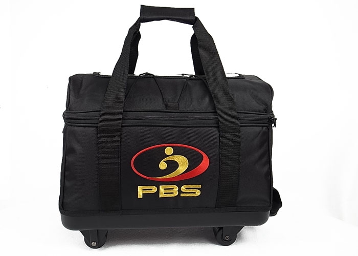 PBS bowling đôi bóng túi hai túi bóng mà không có dây buộc di động bánh xe phổ quát 2 túi bóng đôi túi bóng kéo đôi túi màu đen - Quả bóng bowling chai bowling