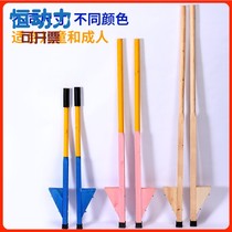 HK wooden folk solid wood kindergarten tall stilts stilts stilts adult bamboo horse traditional stilts tripod