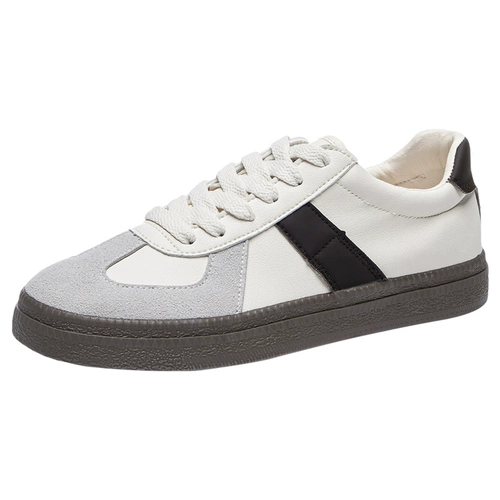 Белая обувь для отдыха на платформе, кроссовки, тренд сезона