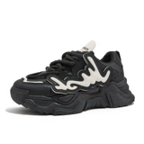 人本 Спортивная высокая универсальная спортивная обувь на платформе, осенняя