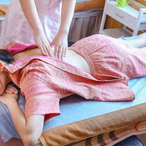 Moxibustion Clothing Pure Cotton Front And Back Cardiovert Back Open Button Sweat Steam Clothing Home Physiotherapy Clothes Men And Women Massage Scraping Pushback Clothing