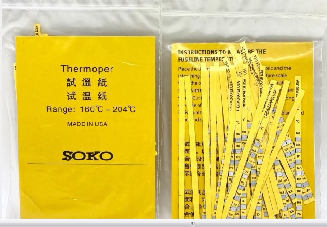 Adhesive Machine Thermometer Paper Temperature Paper High School Low Temperature Thermometer Paper Test Paper Vsoko Thermometer Paper 40 Pieces/Pack