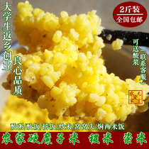 Haqu specialty farmhouse hard new rice sour porridge rice hard Big Yellow Rice Rice Rice