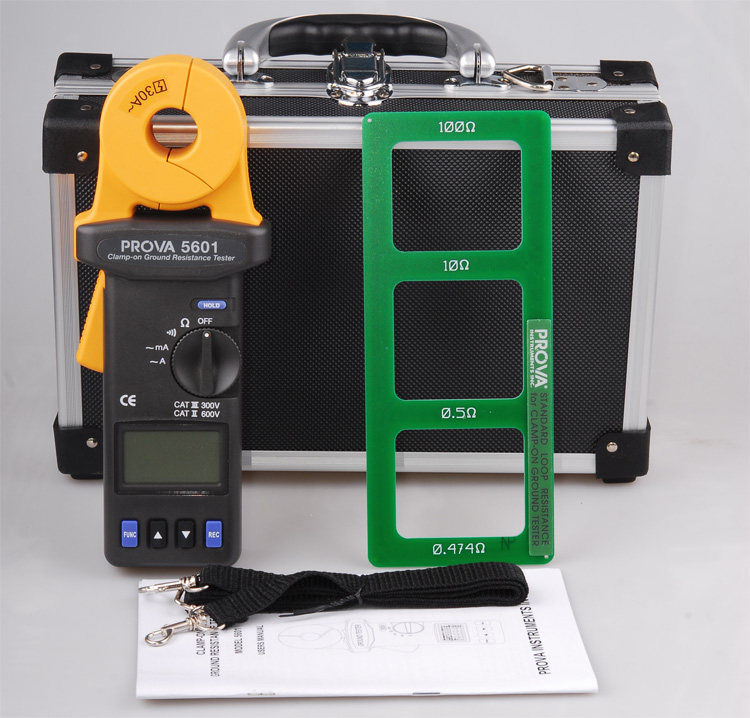 PROVA-5601 Clamp Ground Resistance Meter Clamp Ground Resistance Meter Taishi TES Ground Ammeter