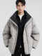 Premium texture men's stand collar down jacket winter new pocket design casual warm duck down thickened jacket
