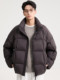 90 velvet warm bread coat men's puff thickened down jacket 25 winter new casual loose short coat