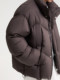 Black Zeming 90 goose down puff stand collar short down jacket for men 25 winter new warm high-end fashion jacket