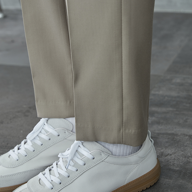hei zeming men's trousers 2020 autumn new loose straight-leg suit pants trend casual foot trousers