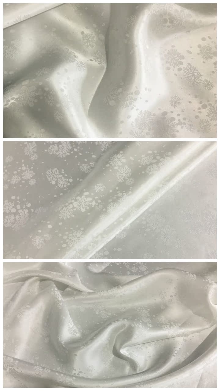 Sangpo satin lụa vải vải lụa vải quần áo Trung Quốc DIY tuyết thực sự Sisang Bo satin jacquard - Vải vải tự làm vải borip