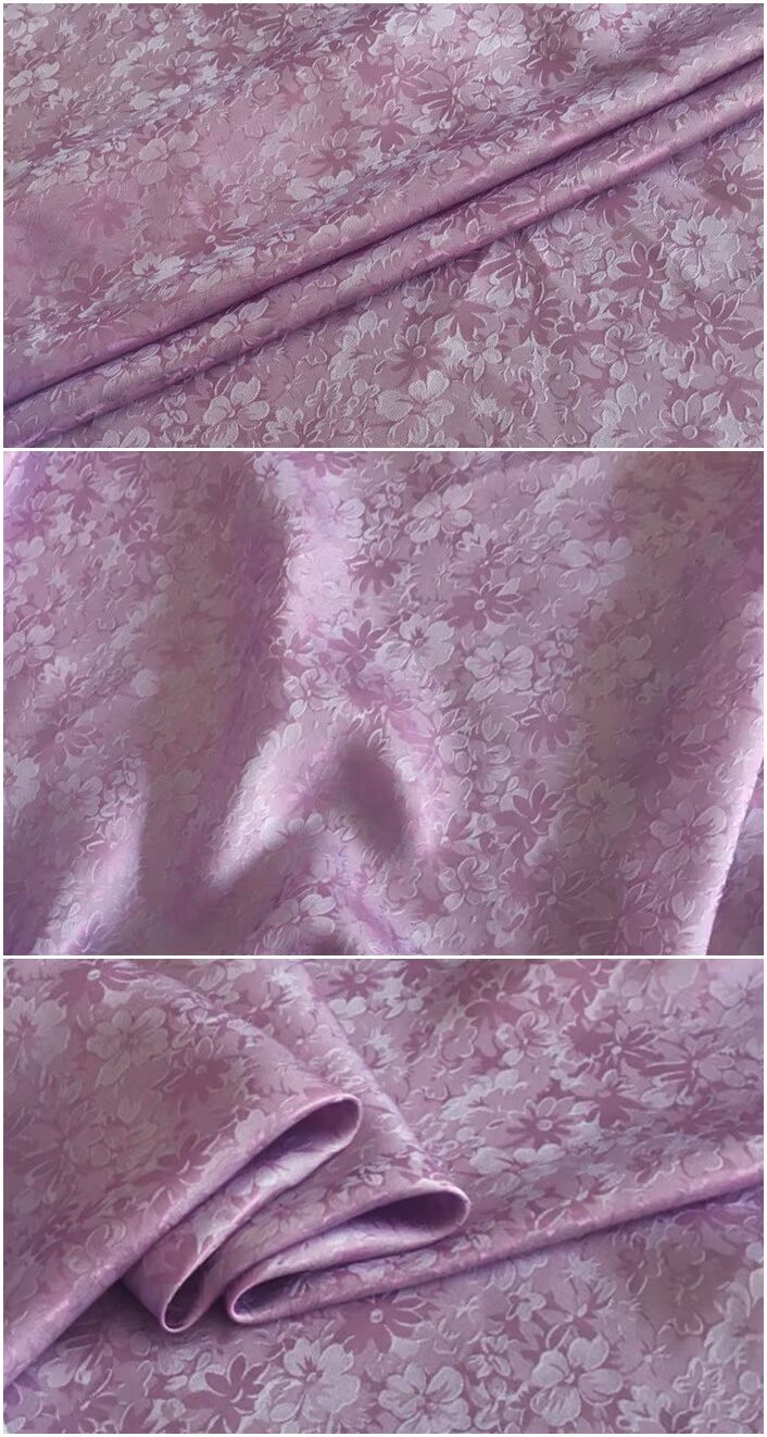 Re-nguồn lụa jacquard nặng dâu satin vải lụa jacquard Vải lụa tơ tằm - Vải vải tự làm chất liệu vải cotton