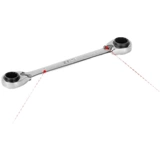 Shida Tools Four-ay-One Pollised Double-Head Plome Blossom Quick Wrench 46621 46622 46623 46624