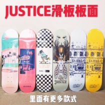 justice brand boiling point double rocker surface street trend men and women brush the street white domestic new 2010 skateboard