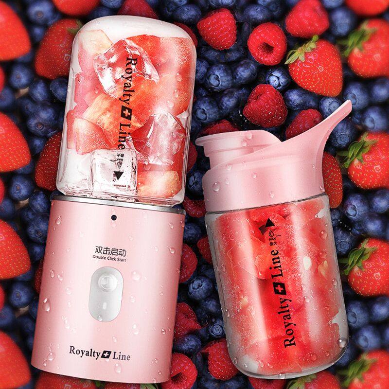 瑞士罗娅榨汁机家用 水果 小型榨汁杯电动便携式迷你果汁杯炸汁机