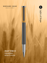 George Bernard Shaw orb pen Lighthouse Shimmer Orange metal signature pen Men and women gift lettering custom gift signature pen