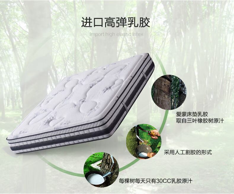 Chivas Shi Aimeng nệm cao su nệm Simmons nệm đơn hoặc kép túi nệm bung nệm D002 - Nệm đệm điện sưởi ấm