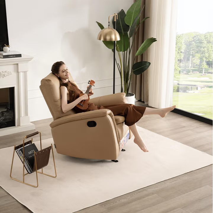 Функциональные диван 【线下同款】芝华仕头等舱现代简约真皮手动功能单人沙发k1821 Cheers,