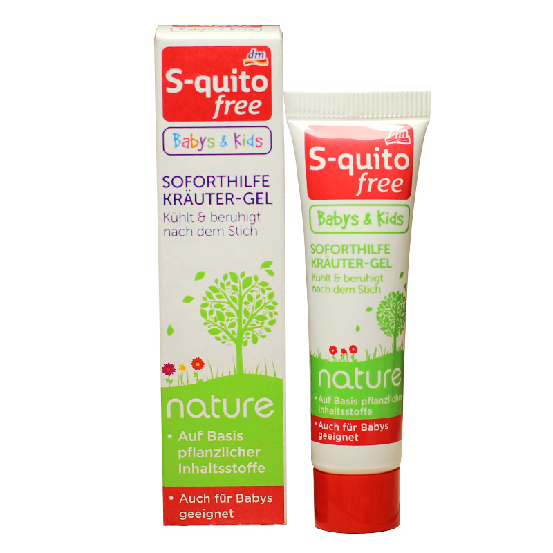 German dm s-quitofree children's baby baby mosquito bites anti-itch cream 15ml Condensation Repair