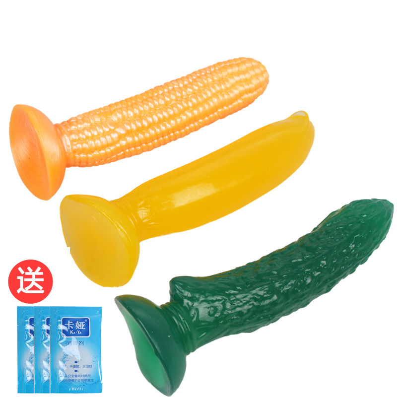 Female masturbation fruit stick sex toy sex products coarse simulation yellow jj melon banana corn clitoral stimulation