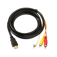 Top Box to AD Line HDMI к AV High -Definition Line DVD TV Connection Connection High -Definition RCA Three -Color HDIM Три лотоса кабельная кабельная сеть.