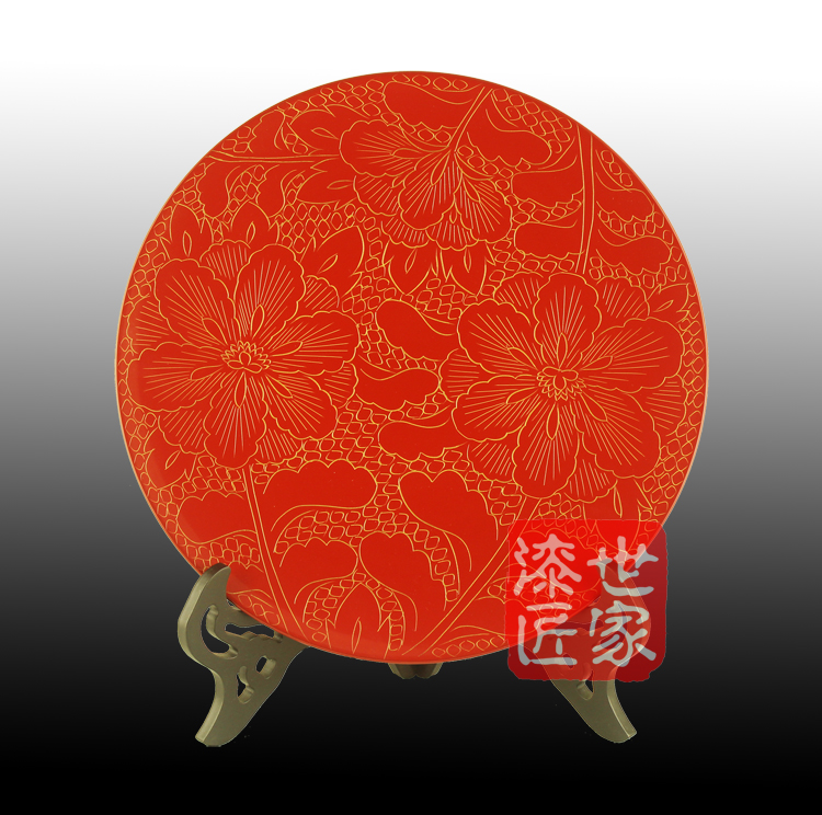 Fuzhou Detire Lacquered Ware of Fuzhou Sanbao Featured Handicraft Engraving Needle Engraving in Fuzhou