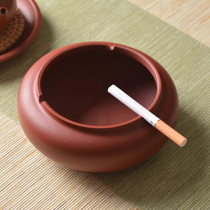 Chinese Purple Sand Tide State Hand-pulled Raw Mine Zhu Clay Ashtrays Retro Tea Set Accessories Gift Home Office Creativity